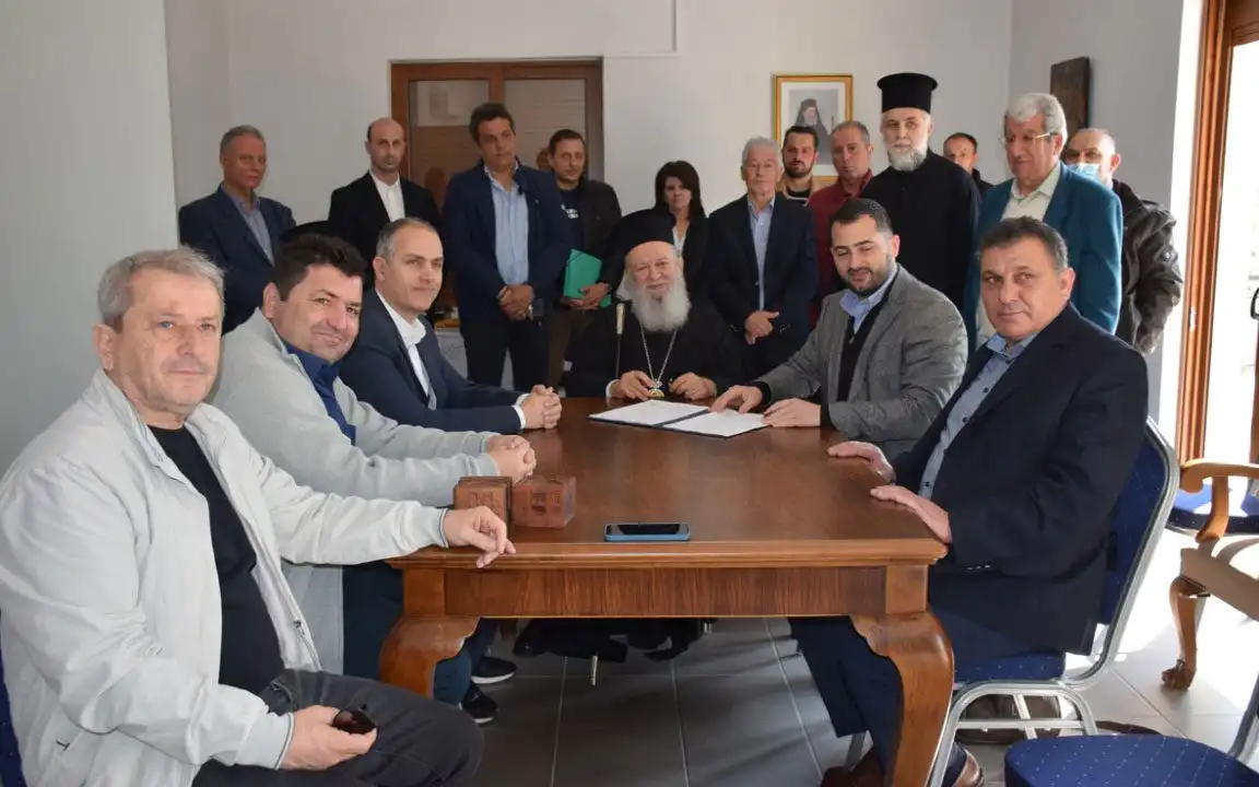 ΣΥΝΕΡΓΑΣΙΑ ΓΙΑ ΤΗΝ ΑΝΑΠΛΑΣΗ ΠΕΡΙΒΑΛΛΟΝΤΟΣ ΧΩΡΟΥ ΤΟΥ ΙΕΡΟΥ ΝΑΟΥ ΟΣΙΟΥ ΙΩΑΝΝΟΥ ΤΟΥ ΡΩΣΣΟΥ