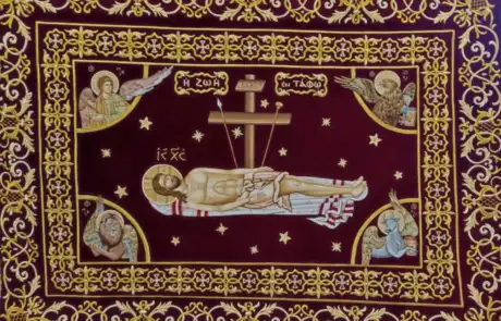 Ακολουθία Επιταφίου στο Ιερό Προσκύνημα Οσίου Ιωάννου του Ρώσσου