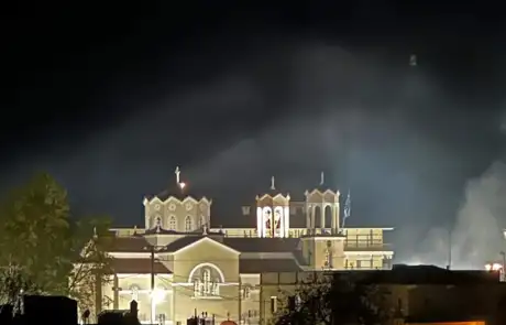 Ακολουθία Επιταφίου στο Ιερό Προσκύνημα Οσίου Ιωάννου του Ρώσσου