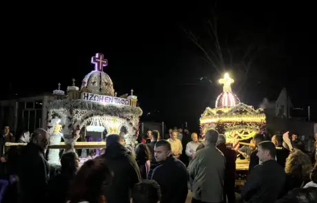 Ακολουθία Επιταφίου στο Ιερό Προσκύνημα Οσίου Ιωάννου του Ρώσσου