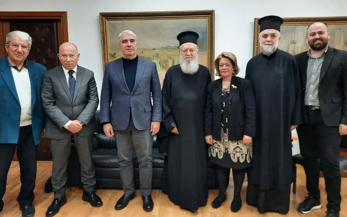 Ο Μητροπολίτης Χαλκίδος στον Υφυπουργό Αγροτικής Ανάπτυξης Σίμο Κεδίκογλου