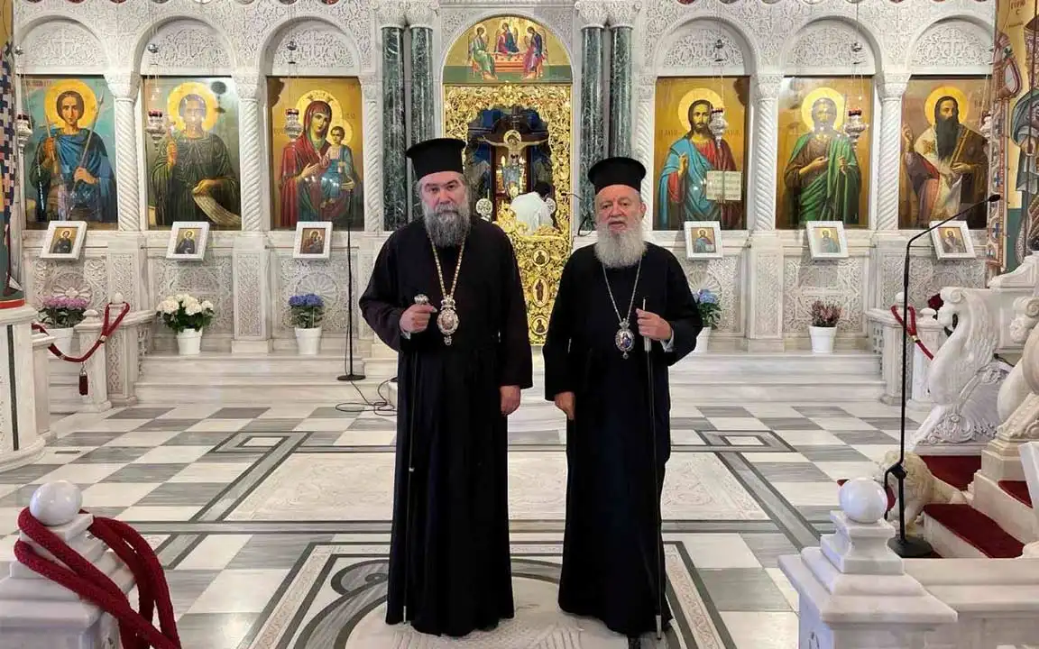 Ο Μητροπολίτης Σερρών στο Ιερό Προσκύνημα του Οσίου Ιωάννου του Ρώσσου στο Ν. Προκόπι