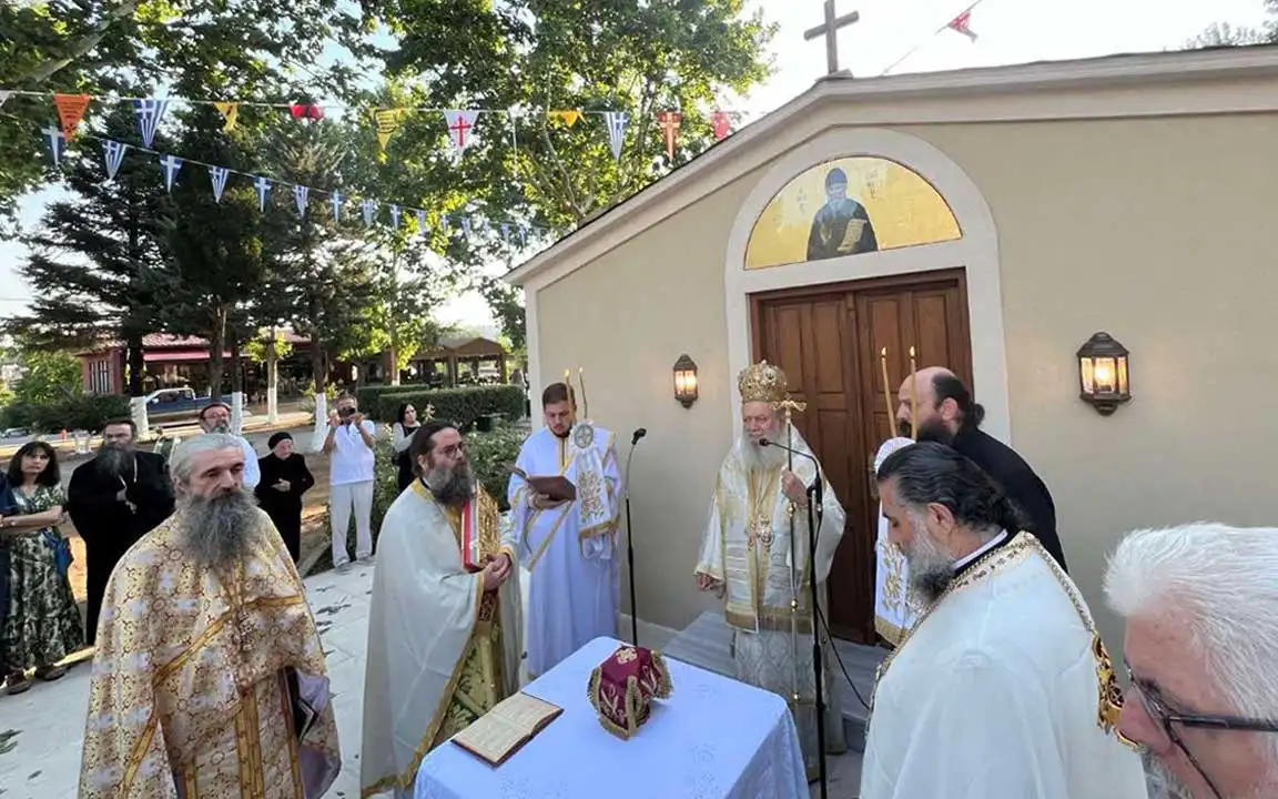 Εγκαινιάσθηκε Ι. Ναος του Οσίου Παϊσίου στην Ιερά Μητρόπολη Χαλκίδος