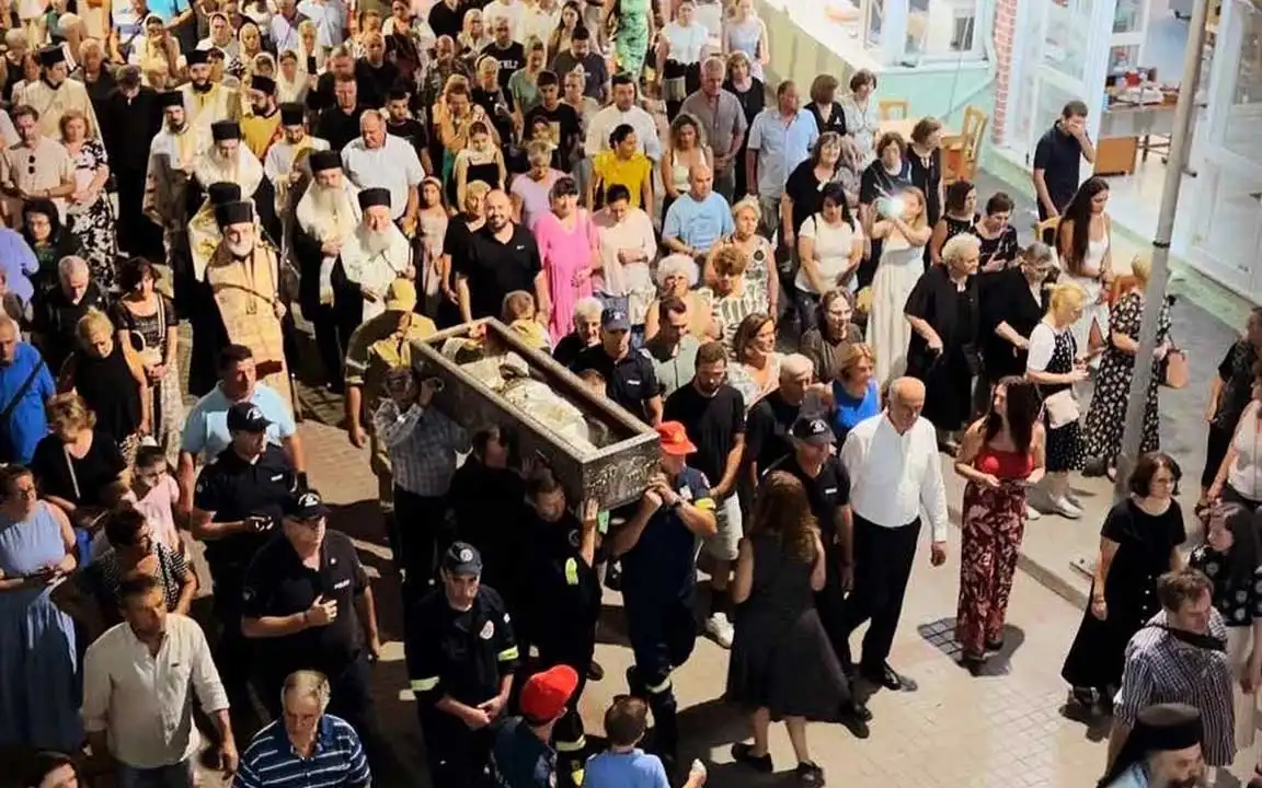 Ευχαριστήριος πανήγυρις, εις ανάμνηση του θαύματος της βροχοπτώσεως κατά τις πυρκαϊές του 2021