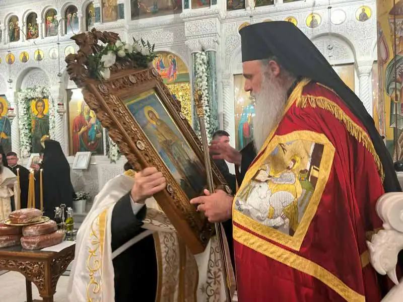 Λαμπρός Εορτασμός της 55ης Επετείου των Εγκαινίων του Προσκυνηματικού Ι. Ναού Οσ. Ιωάννου Ρώσσου στο Προκόπιο Ευβοίας Λαμπρός Εορτασμός της 55ης Επετείου των Εγκαινίων του Προσκυνηματικού Ι. Ναού Οσ. Ιωάννου Ρώσσου στο Προκόπιο Ευβοίας