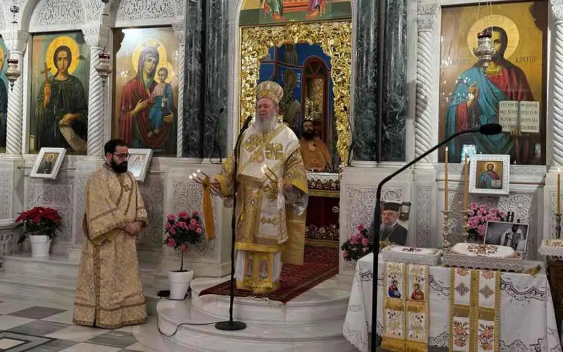 Ο ΜΗΤΡΟΠΟΛΙΤΗΣ ΧΑΛΚΙΔΟΣ ΣΤΟΝ ΟΣΙΟ ΙΩΑΝΝΗ ΤΟΝ ΡΩΣΣΟ