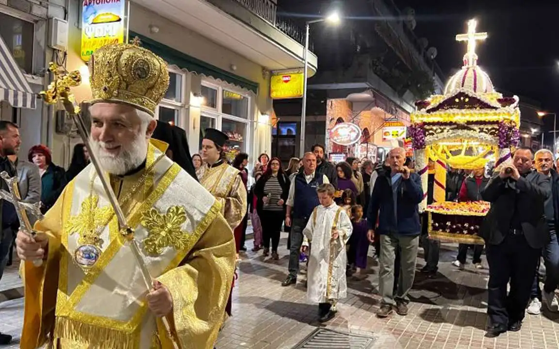 Ο Επίσκοπος Σκοπέλου Νικόδημος Ιερουργός Των Σεπτών Παθών Του Κυρίου