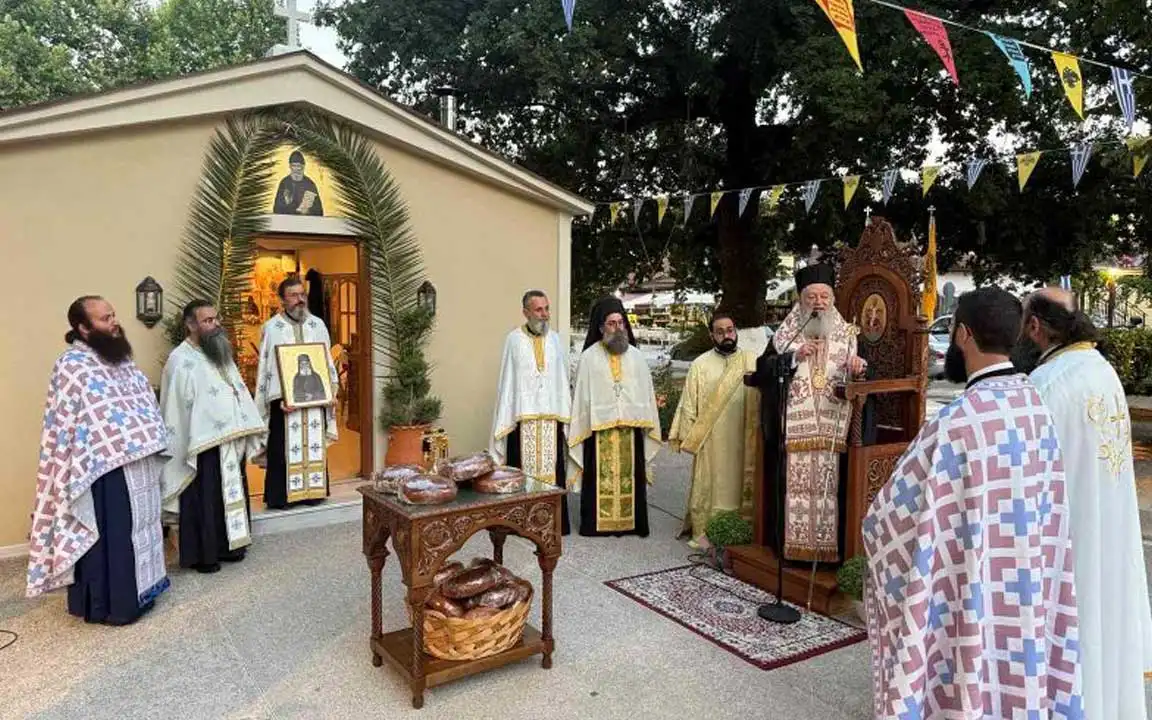 Μεγάλη Συρροή Κλήρου και Λαού για τον Όσιο Παΐσιο στο Ιερό Προσκύνημα του Οσίου Ιωάννου του Ρώσσου στο Ν. Προκόπι