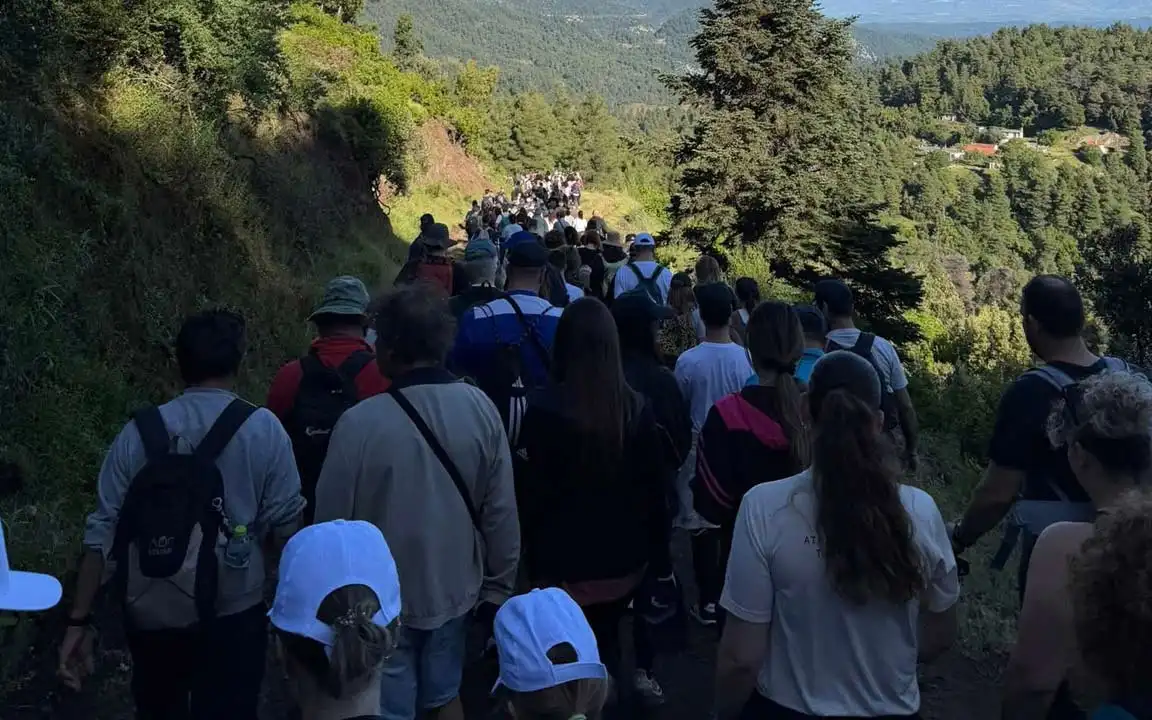 Περισσότεροι από 2.500 πεζοπόροι προσκυνητές στον Όσιο Ιωάννη τον Ρώσσο